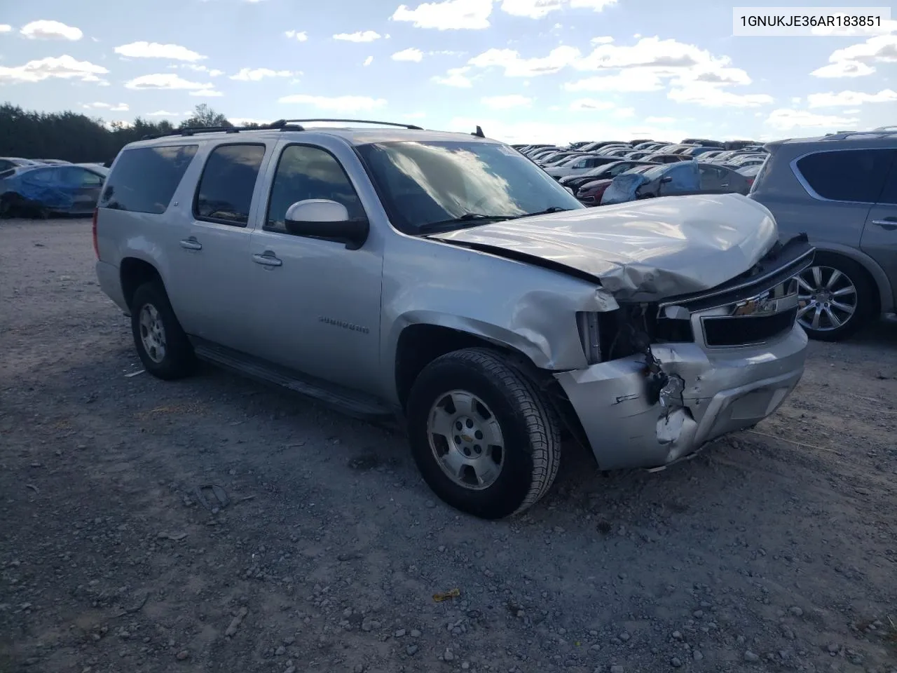 2010 Chevrolet Suburban K1500 Lt VIN: 1GNUKJE36AR183851 Lot: 76202814