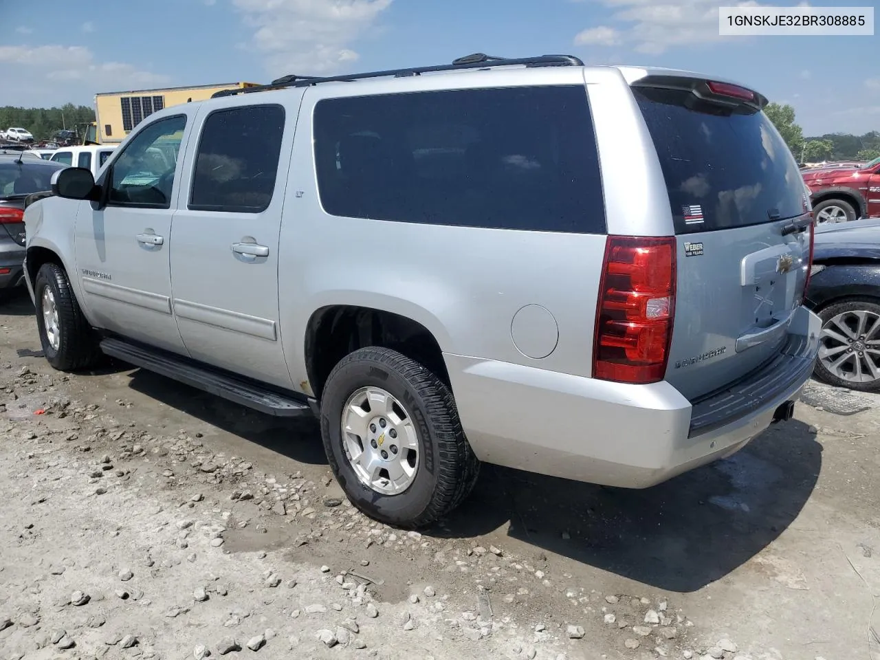 2011 Chevrolet Suburban K1500 Lt VIN: 1GNSKJE32BR308885 Lot: 55622924