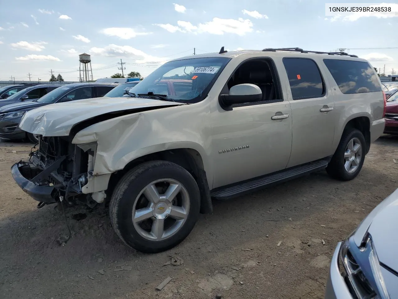 2011 Chevrolet Suburban K1500 Lt VIN: 1GNSKJE39BR248538 Lot: 59106774