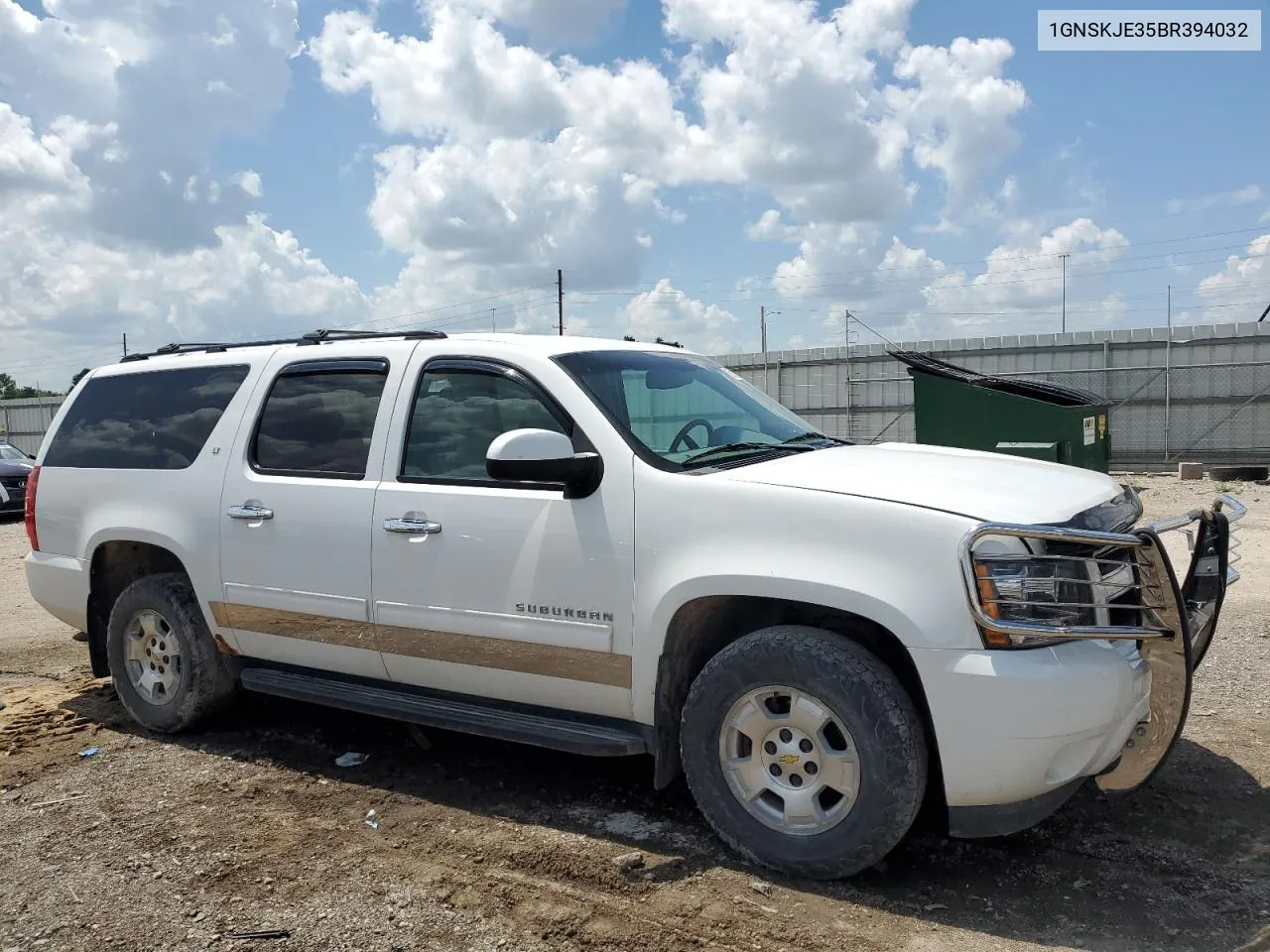 2011 Chevrolet Suburban K1500 Lt VIN: 1GNSKJE35BR394032 Lot: 59235184