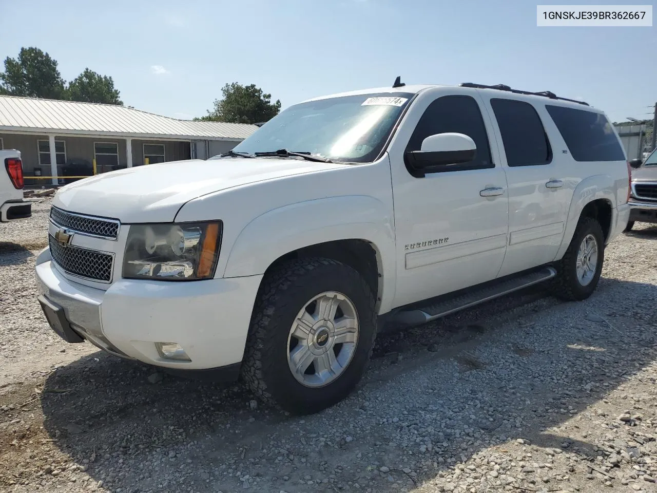 2011 Chevrolet Suburban K1500 Lt VIN: 1GNSKJE39BR362667 Lot: 60655574