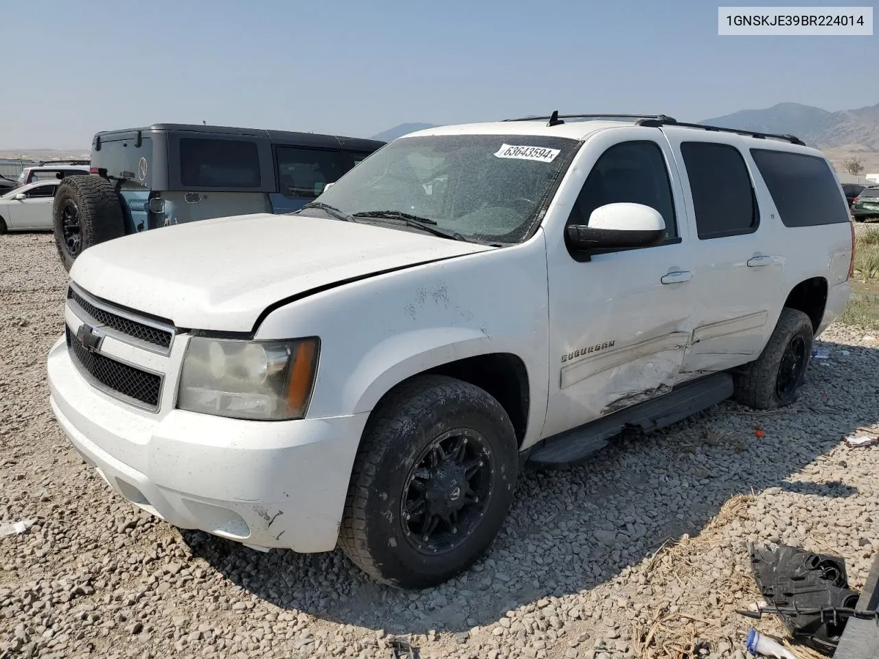 2011 Chevrolet Suburban K1500 Lt VIN: 1GNSKJE39BR224014 Lot: 63643594