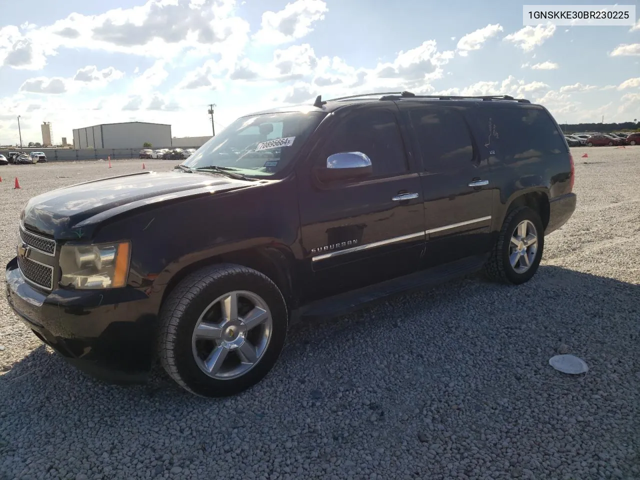 2011 Chevrolet Suburban K1500 Ltz VIN: 1GNSKKE30BR230225 Lot: 70895664