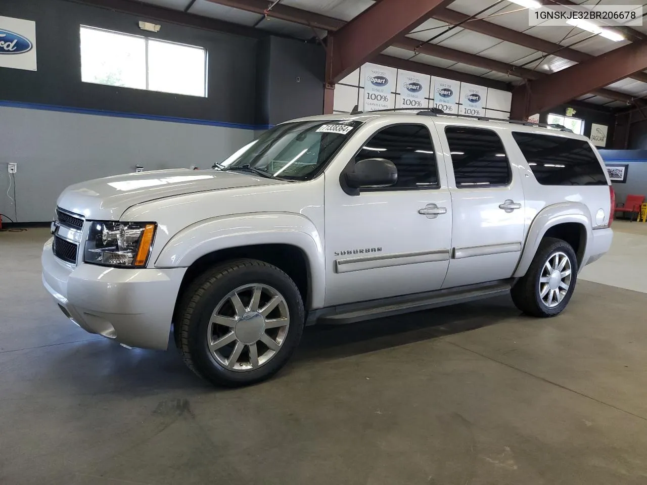 2011 Chevrolet Suburban K1500 Lt VIN: 1GNSKJE32BR206678 Lot: 71338364