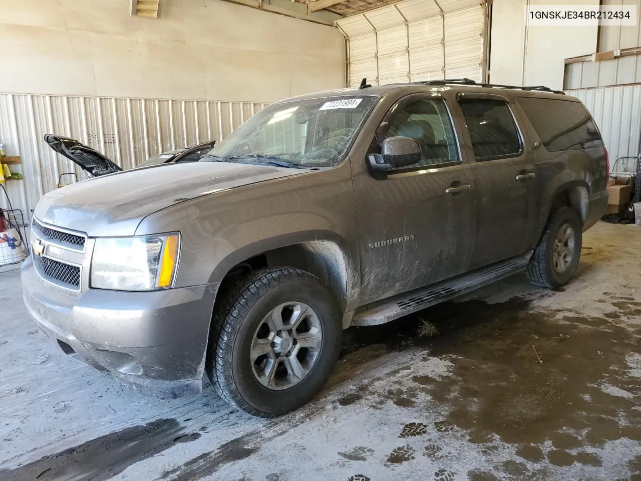 2011 Chevrolet Suburban K1500 Lt VIN: 1GNSKJE34BR212434 Lot: 72231994