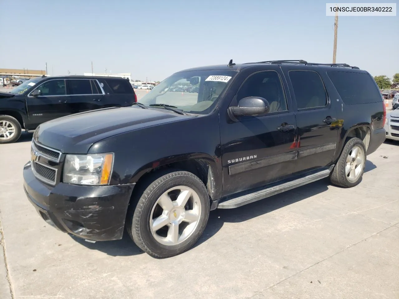 2011 Chevrolet Suburban C1500 Lt VIN: 1GNSCJE00BR340222 Lot: 72889124