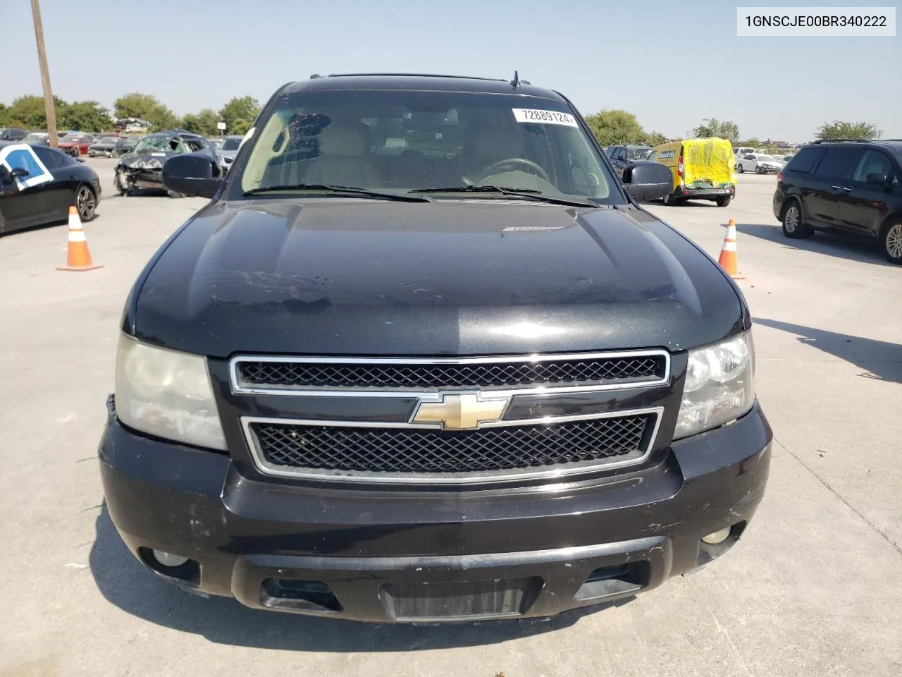 2011 Chevrolet Suburban C1500 Lt VIN: 1GNSCJE00BR340222 Lot: 72889124