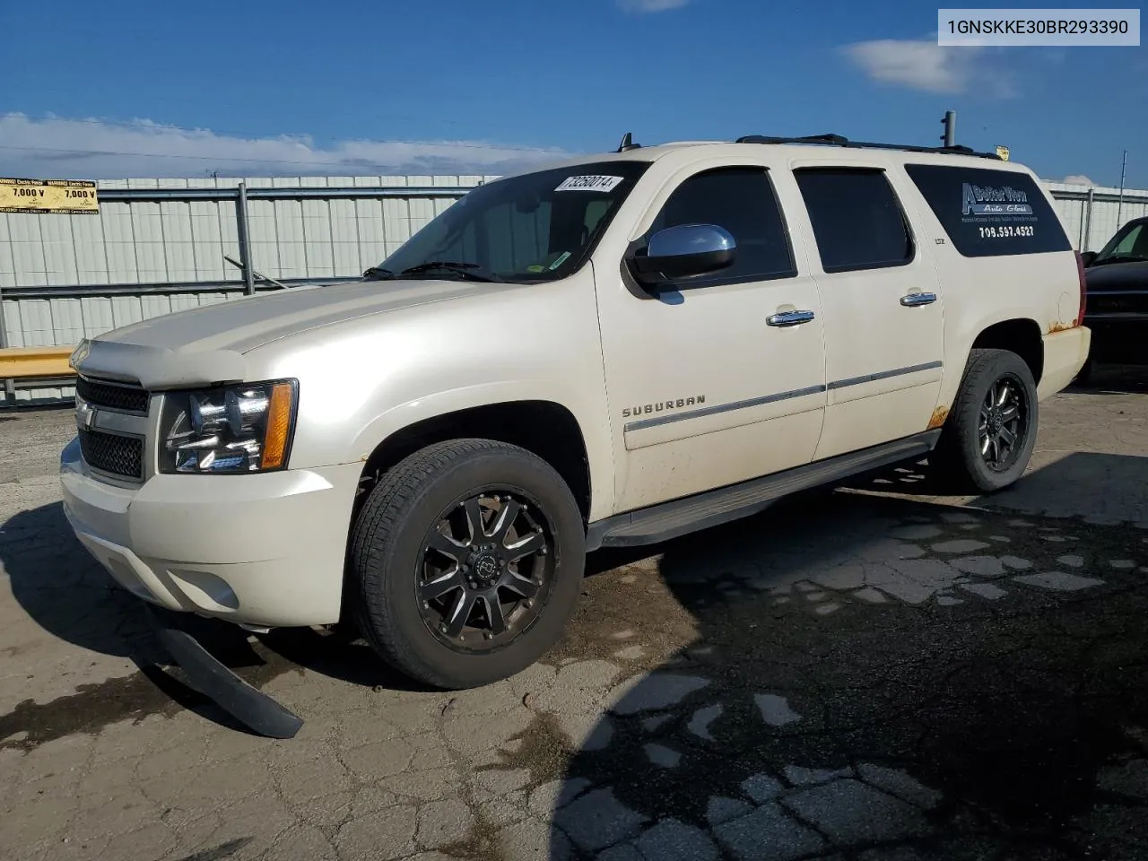 2011 Chevrolet Suburban K1500 Ltz VIN: 1GNSKKE30BR293390 Lot: 73250014