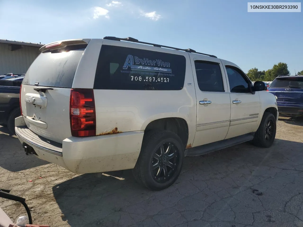 2011 Chevrolet Suburban K1500 Ltz VIN: 1GNSKKE30BR293390 Lot: 73250014