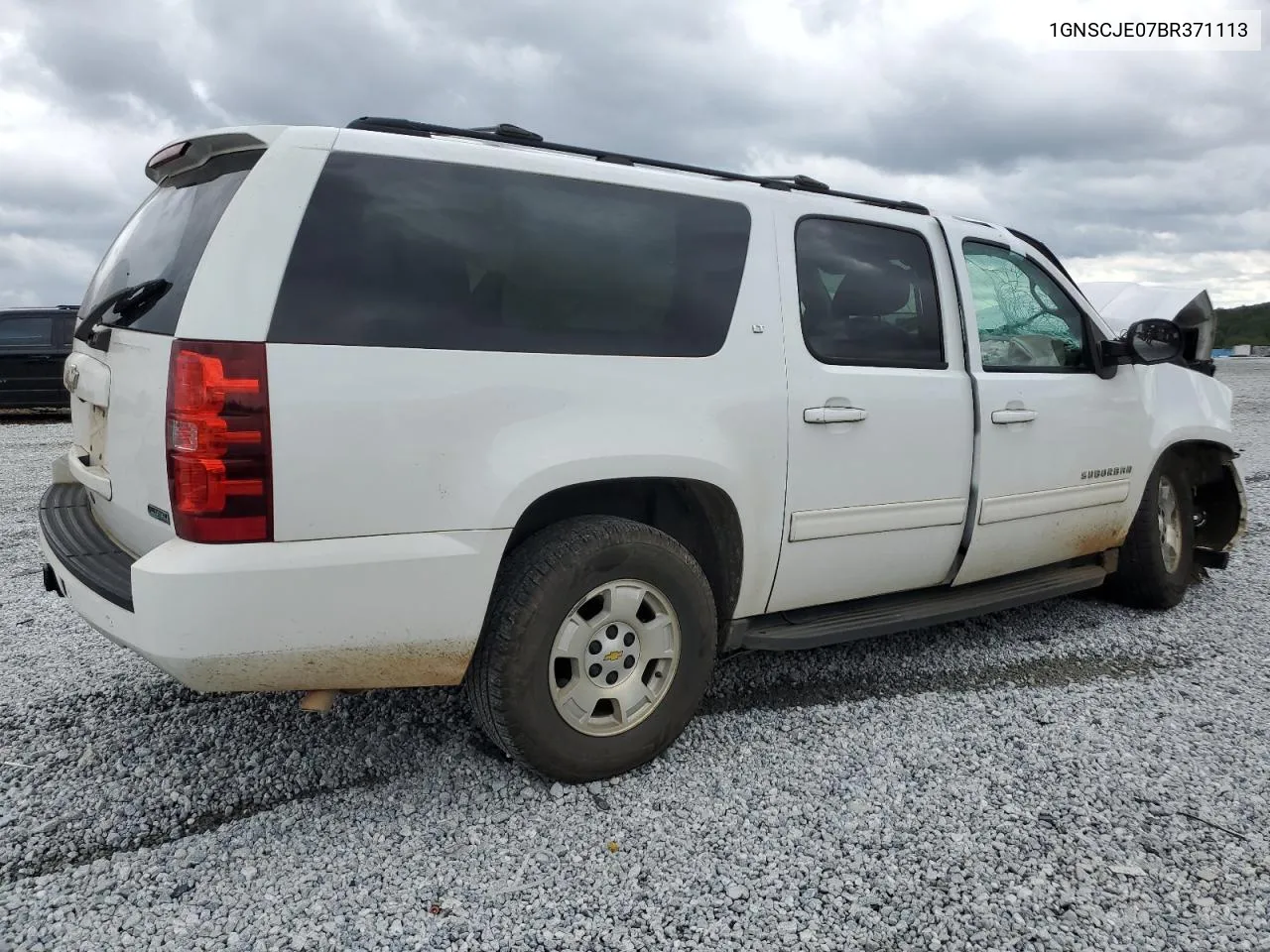 2011 Chevrolet Suburban C1500 Lt VIN: 1GNSCJE07BR371113 Lot: 73305634