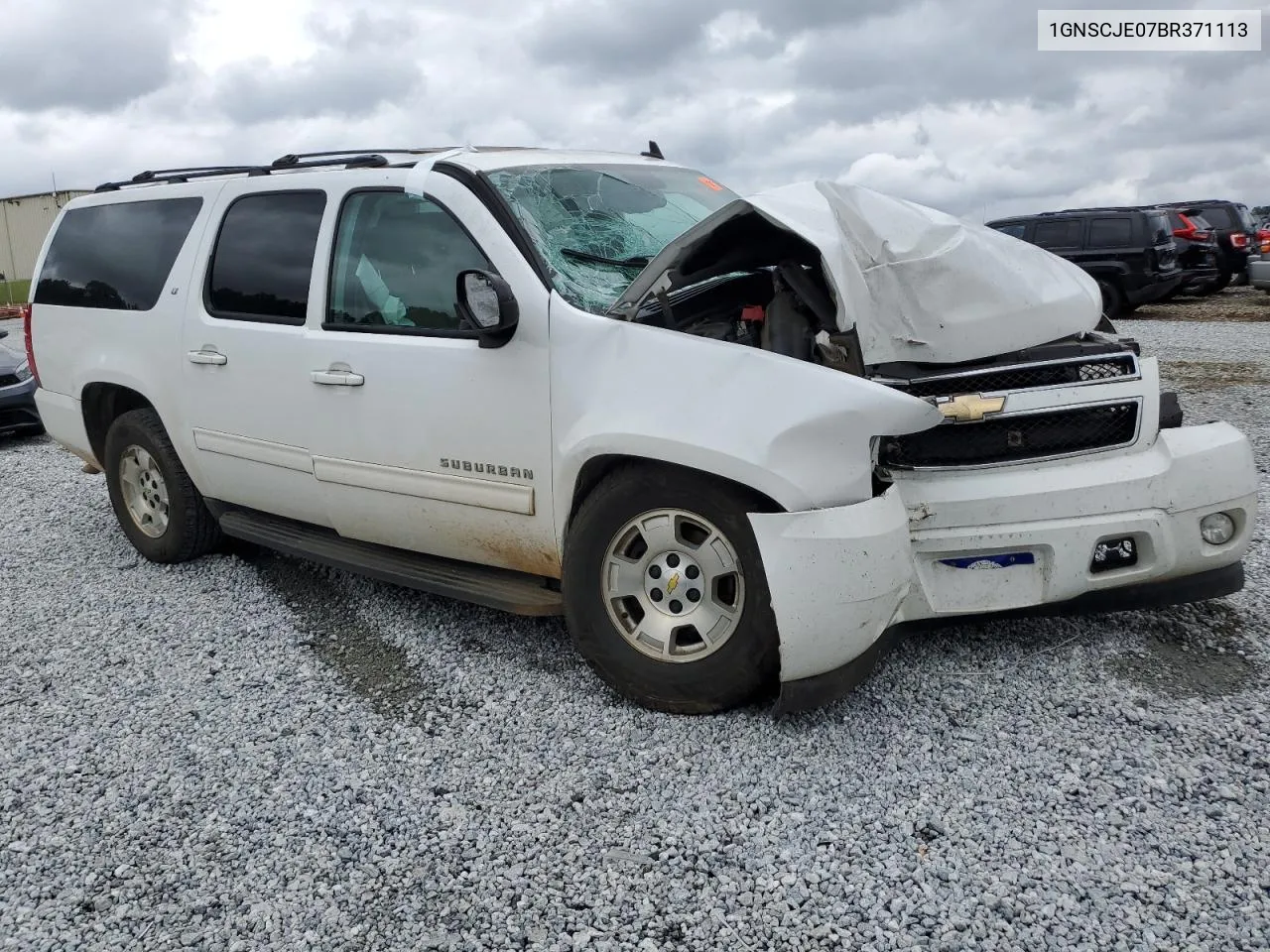 2011 Chevrolet Suburban C1500 Lt VIN: 1GNSCJE07BR371113 Lot: 73305634