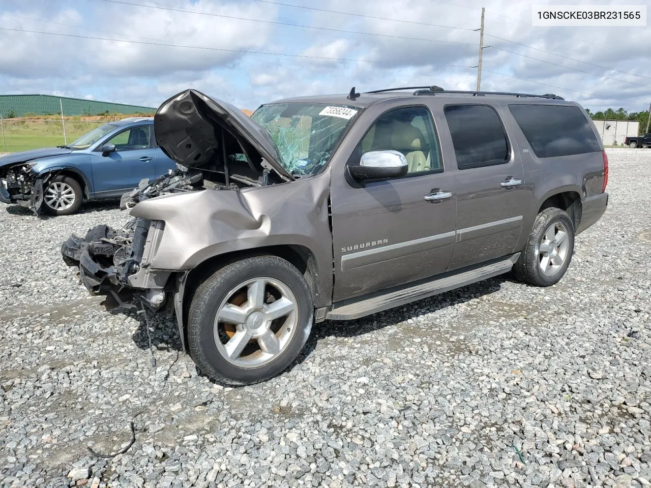 2011 Chevrolet Suburban C1500 Ltz VIN: 1GNSCKE03BR231565 Lot: 73358244