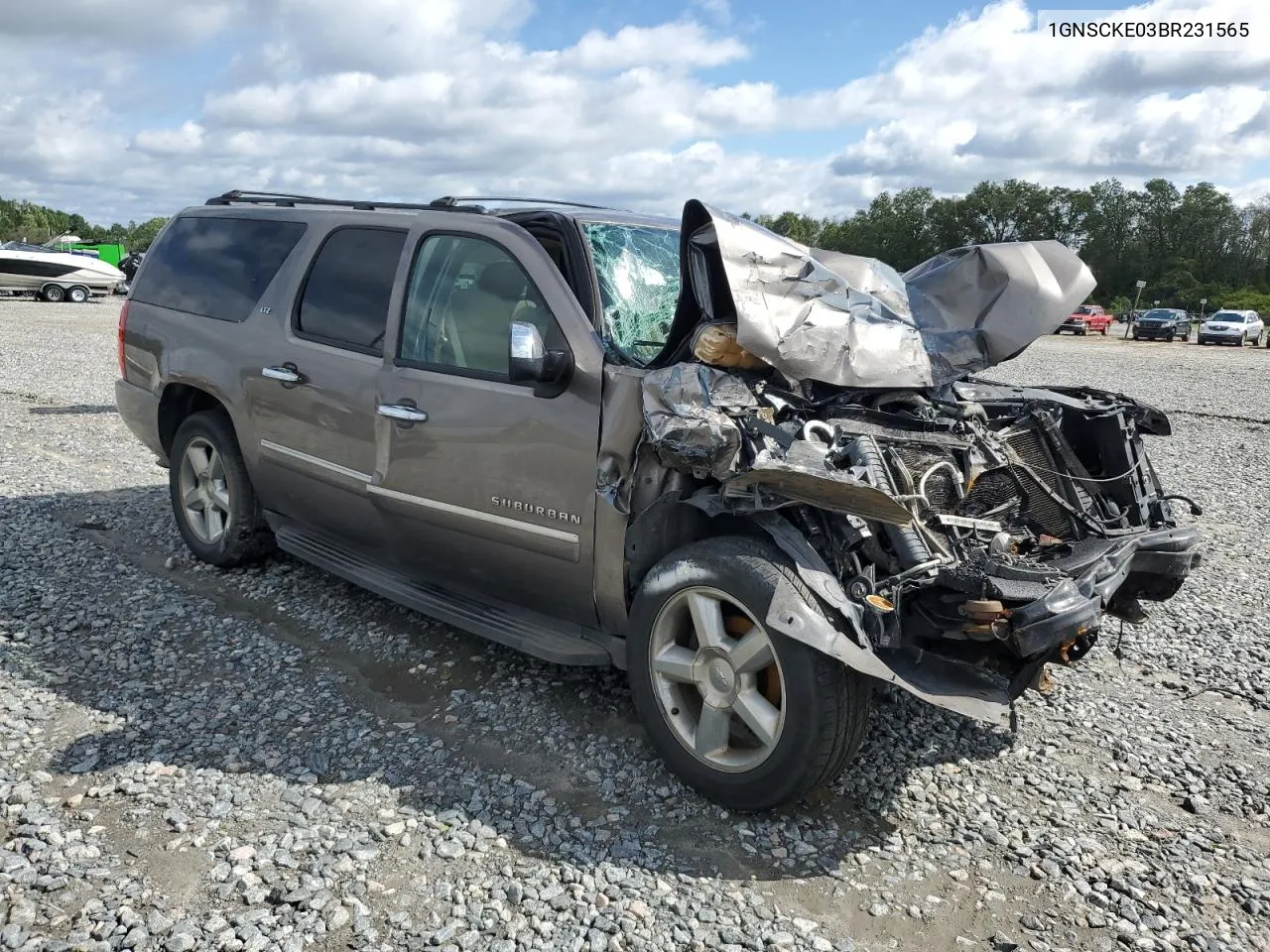 2011 Chevrolet Suburban C1500 Ltz VIN: 1GNSCKE03BR231565 Lot: 73358244