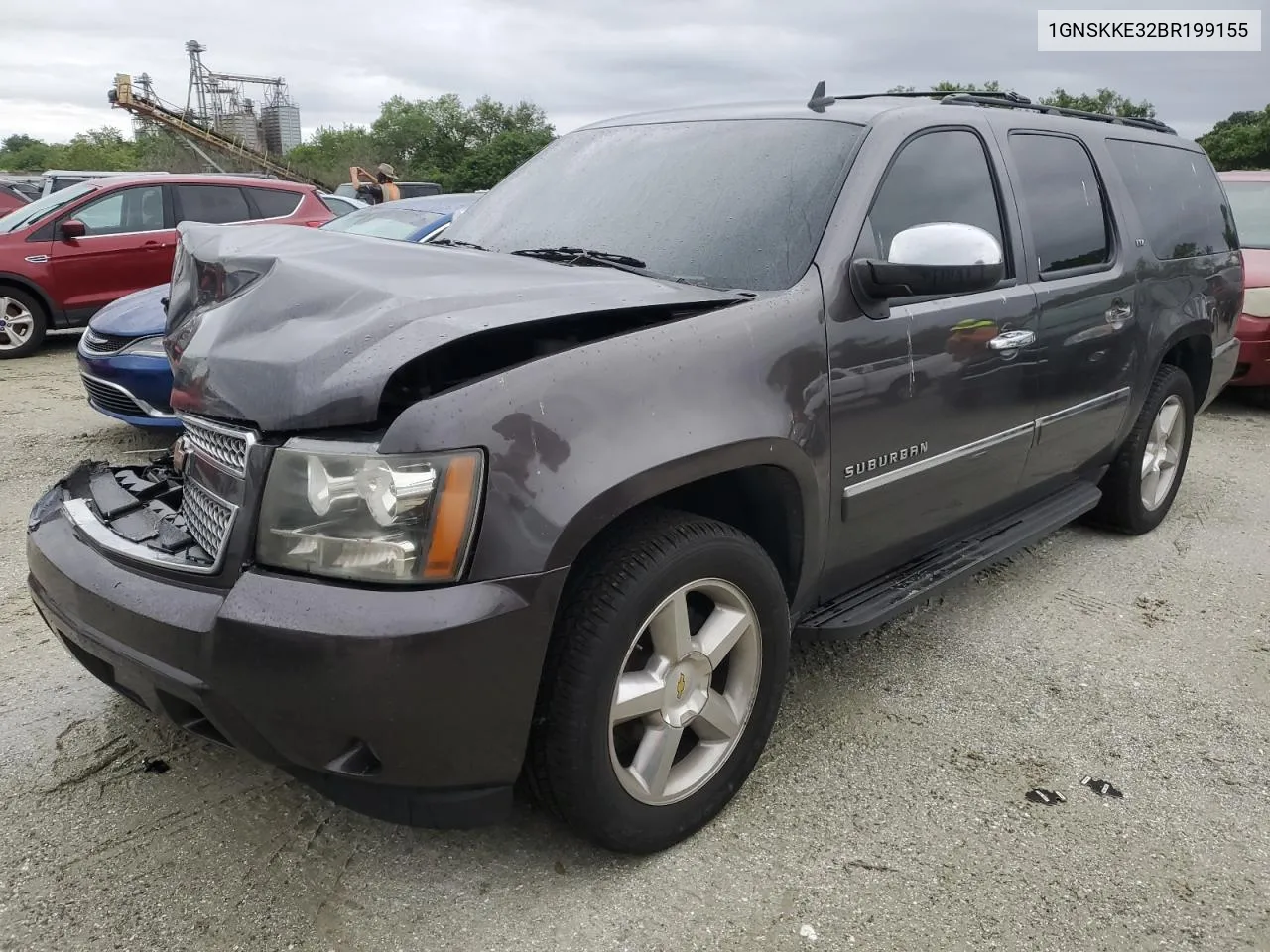 2011 Chevrolet Suburban K1500 Ltz VIN: 1GNSKKE32BR199155 Lot: 73560124