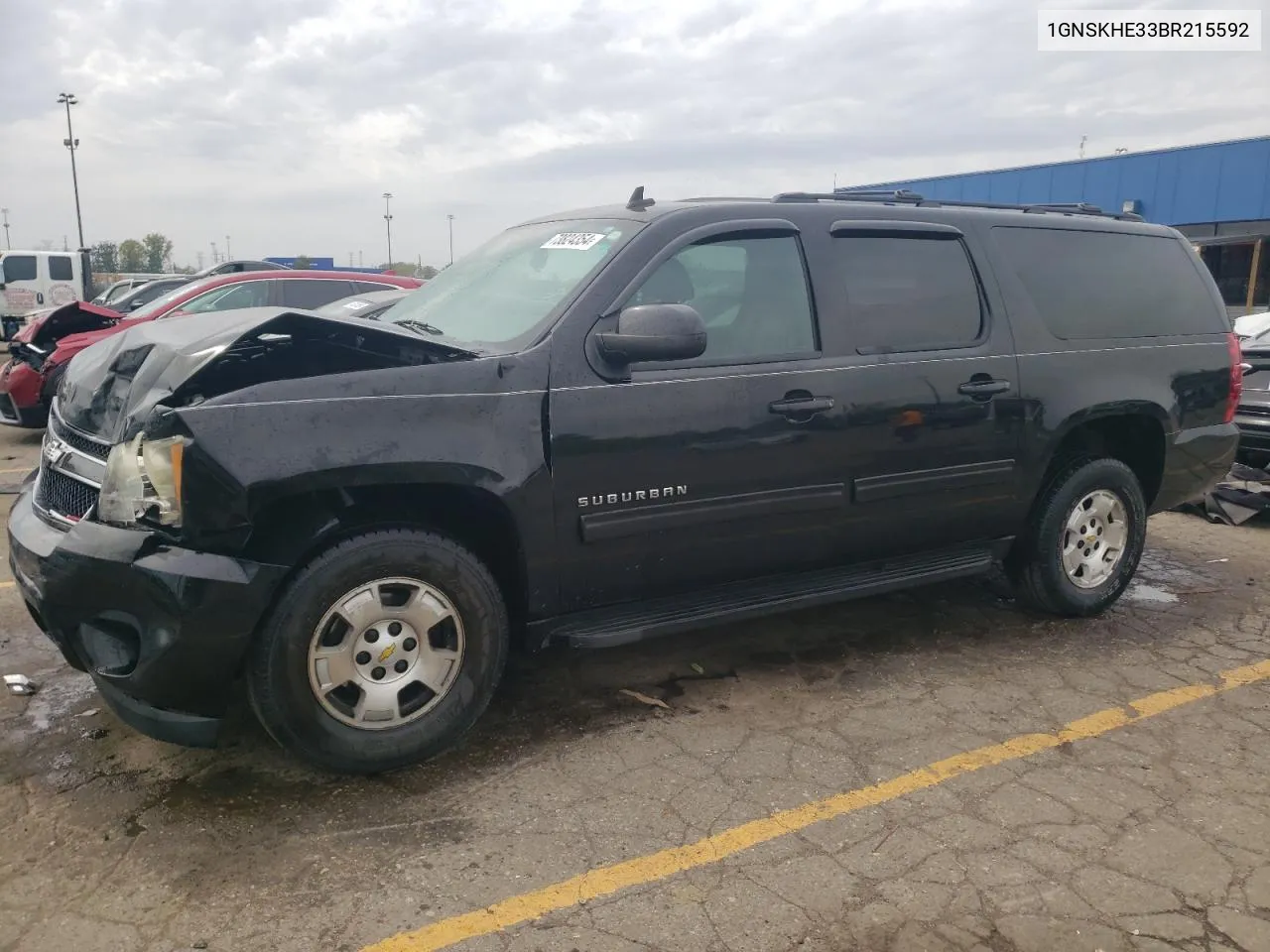 2011 Chevrolet Suburban K1500 Ls VIN: 1GNSKHE33BR215592 Lot: 73824354