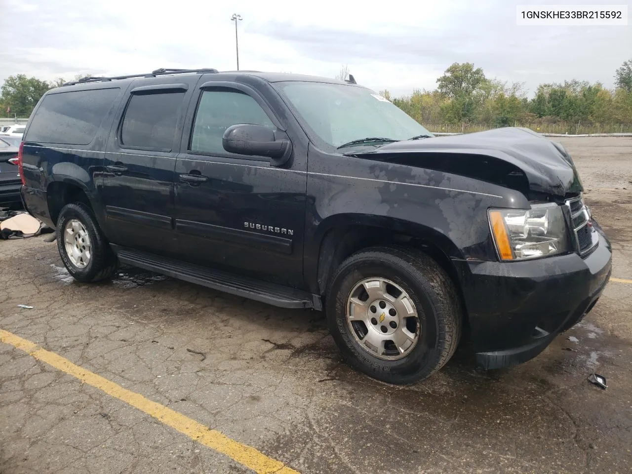 2011 Chevrolet Suburban K1500 Ls VIN: 1GNSKHE33BR215592 Lot: 73824354