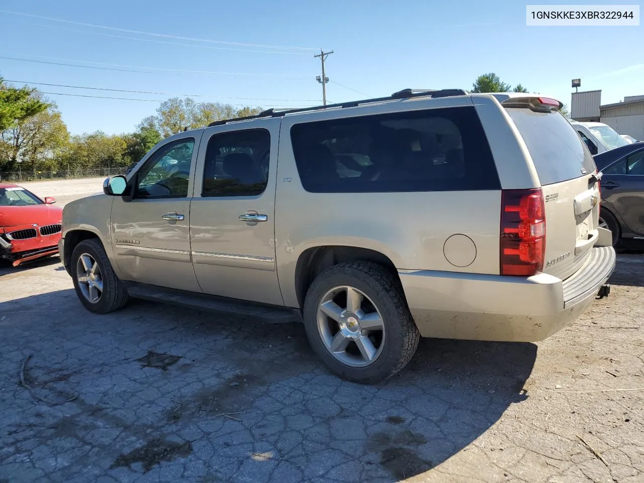 2011 Chevrolet Suburban K1500 Ltz VIN: 1GNSKKE3XBR322944 Lot: 74239694