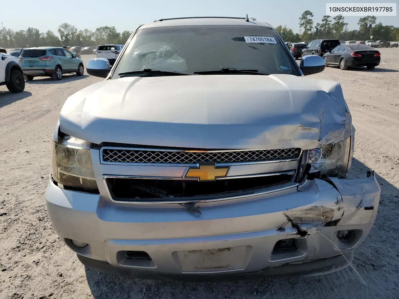 2011 Chevrolet Suburban C1500 Ltz VIN: 1GNSCKE0XBR197785 Lot: 74705184