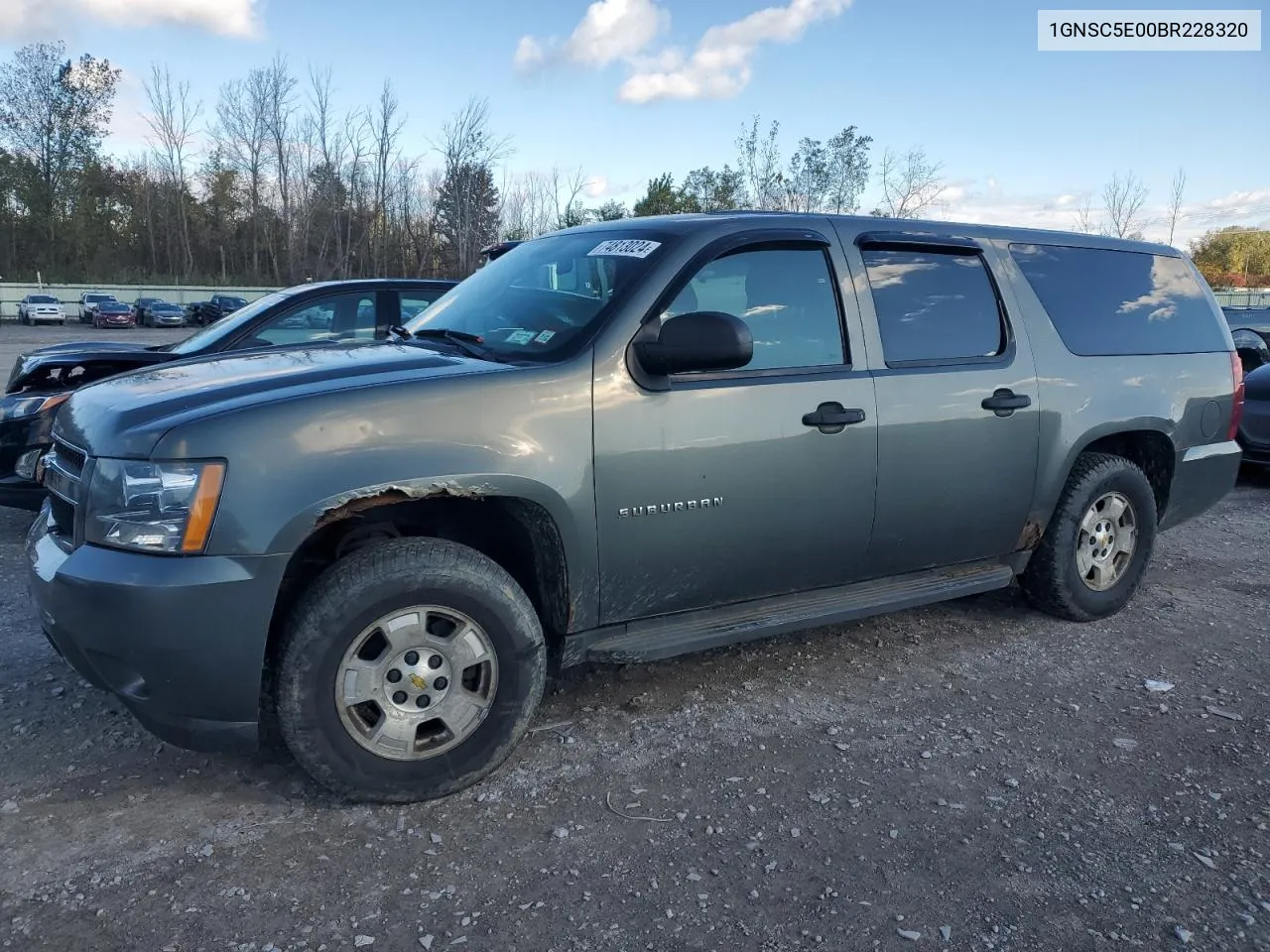 2011 Chevrolet Suburban C1500 VIN: 1GNSC5E00BR228320 Lot: 74813024