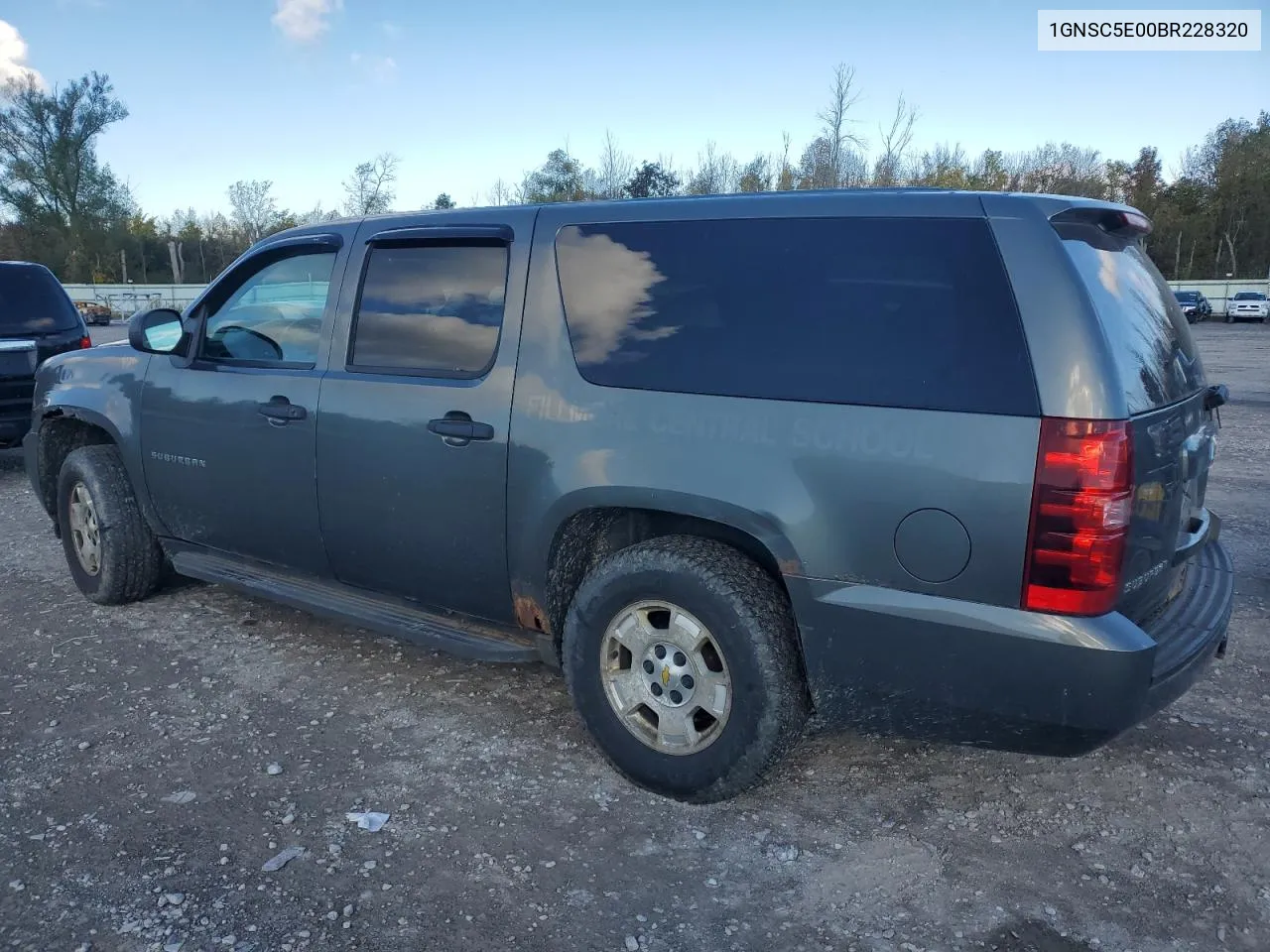 2011 Chevrolet Suburban C1500 VIN: 1GNSC5E00BR228320 Lot: 74813024