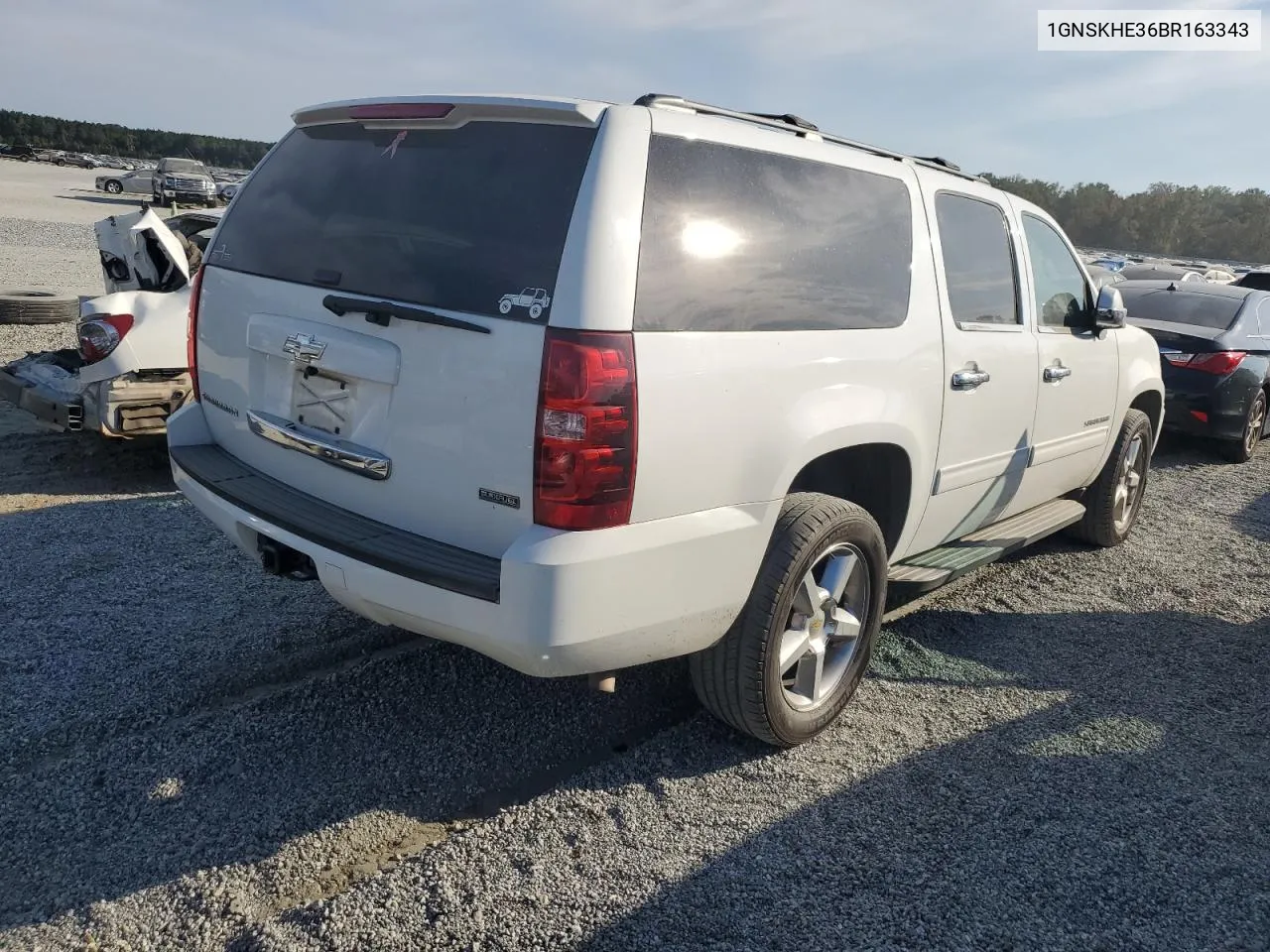 2011 Chevrolet Suburban K1500 Ls VIN: 1GNSKHE36BR163343 Lot: 75098814