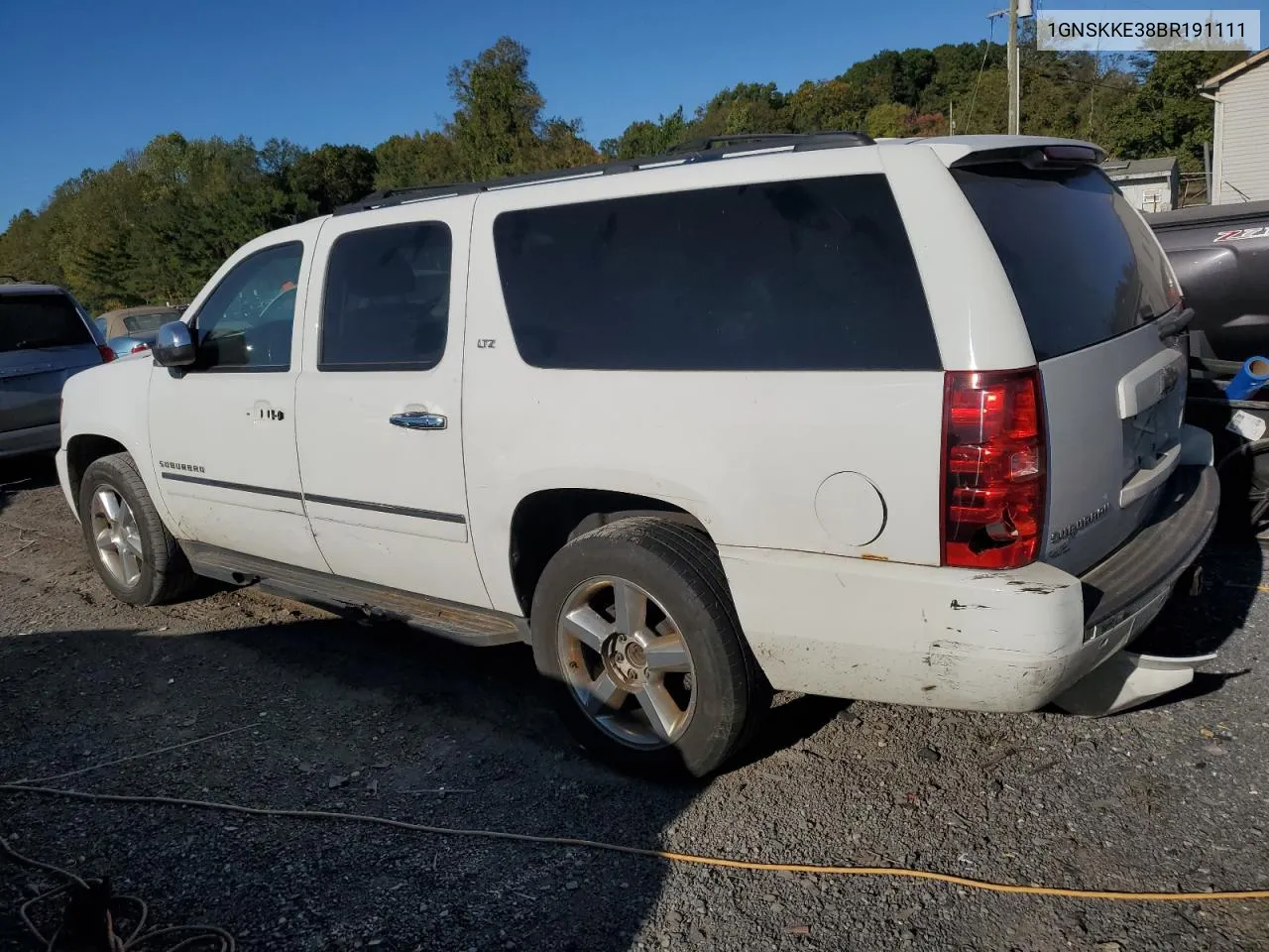 2011 Chevrolet Suburban K1500 Ltz VIN: 1GNSKKE38BR191111 Lot: 75172204