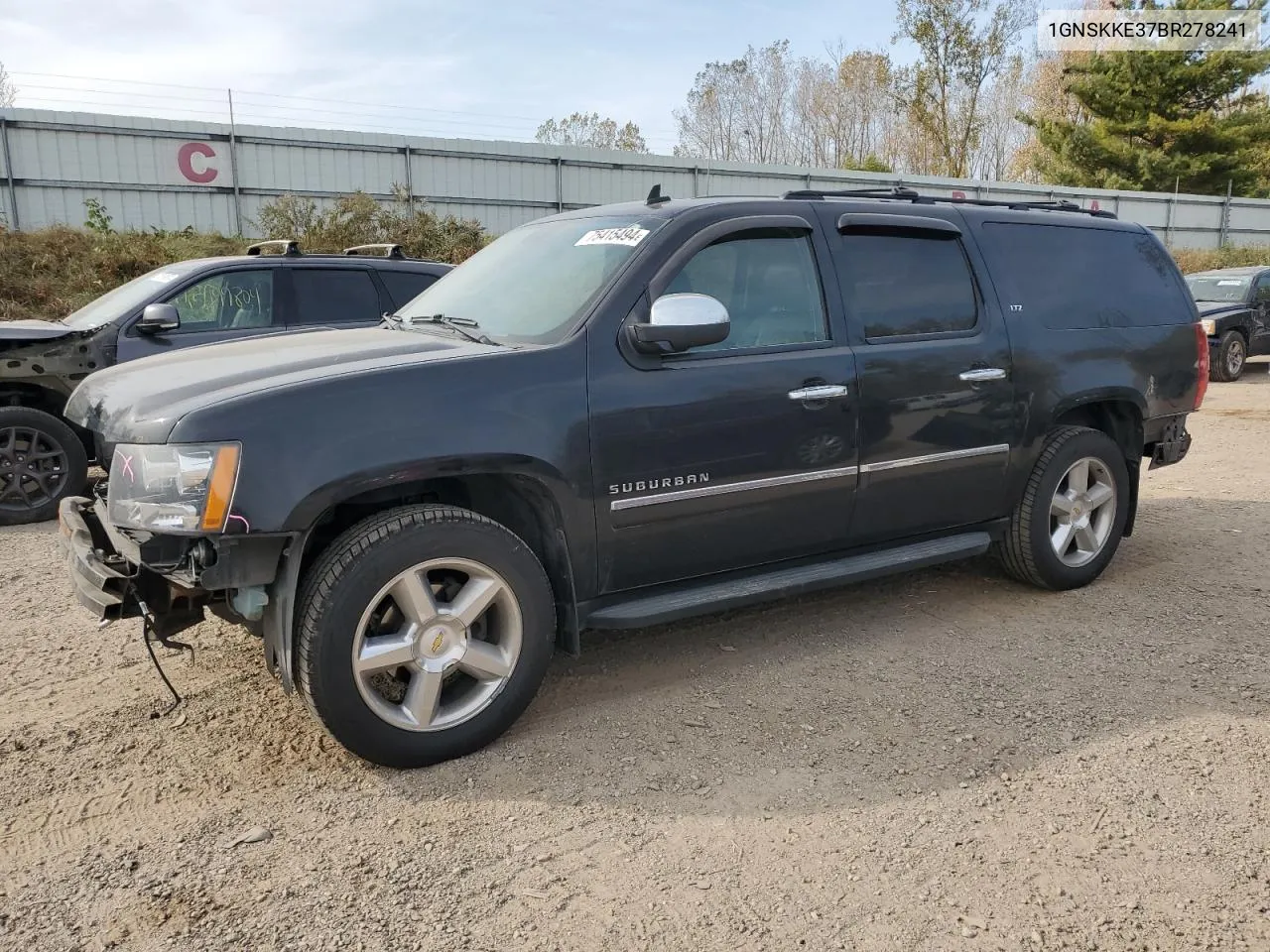 2011 Chevrolet Suburban K1500 Ltz VIN: 1GNSKKE37BR278241 Lot: 75415494