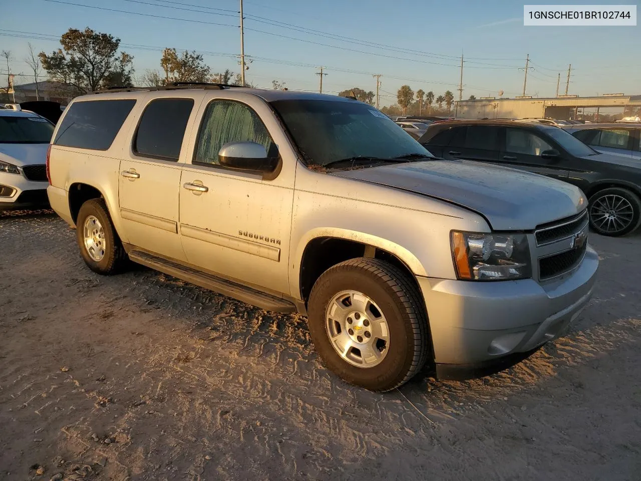 2011 Chevrolet Suburban C1500 Ls VIN: 1GNSCHE01BR102744 Lot: 76460694