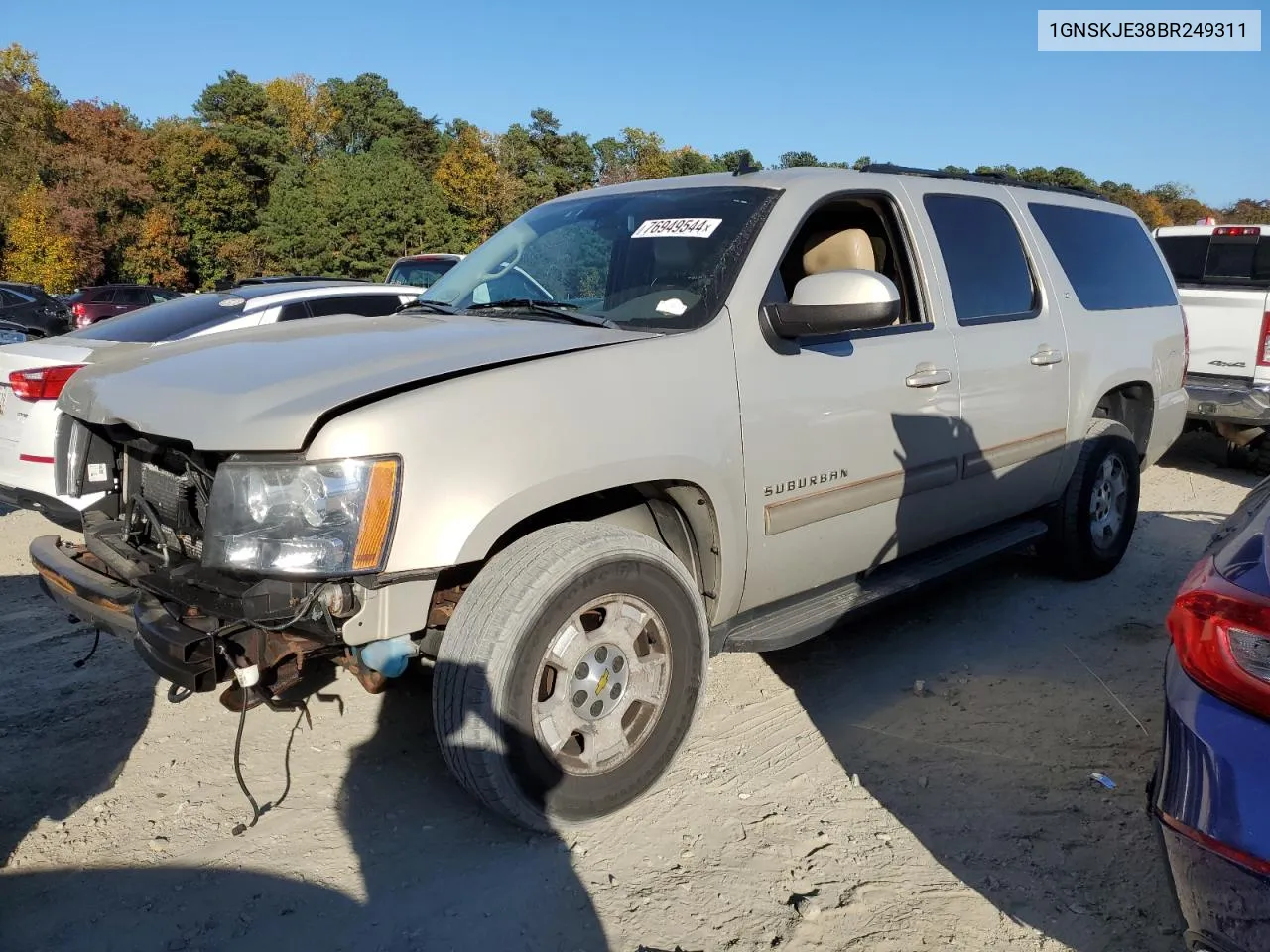 2011 Chevrolet Suburban K1500 Lt VIN: 1GNSKJE38BR249311 Lot: 76949544