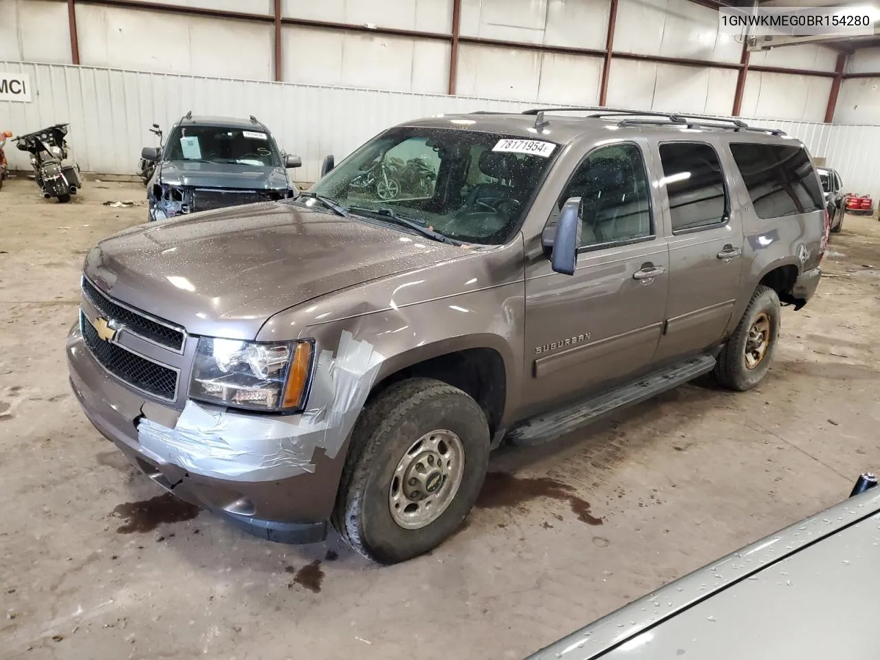 2011 Chevrolet Suburban K2500 Lt VIN: 1GNWKMEG0BR154280 Lot: 78171954