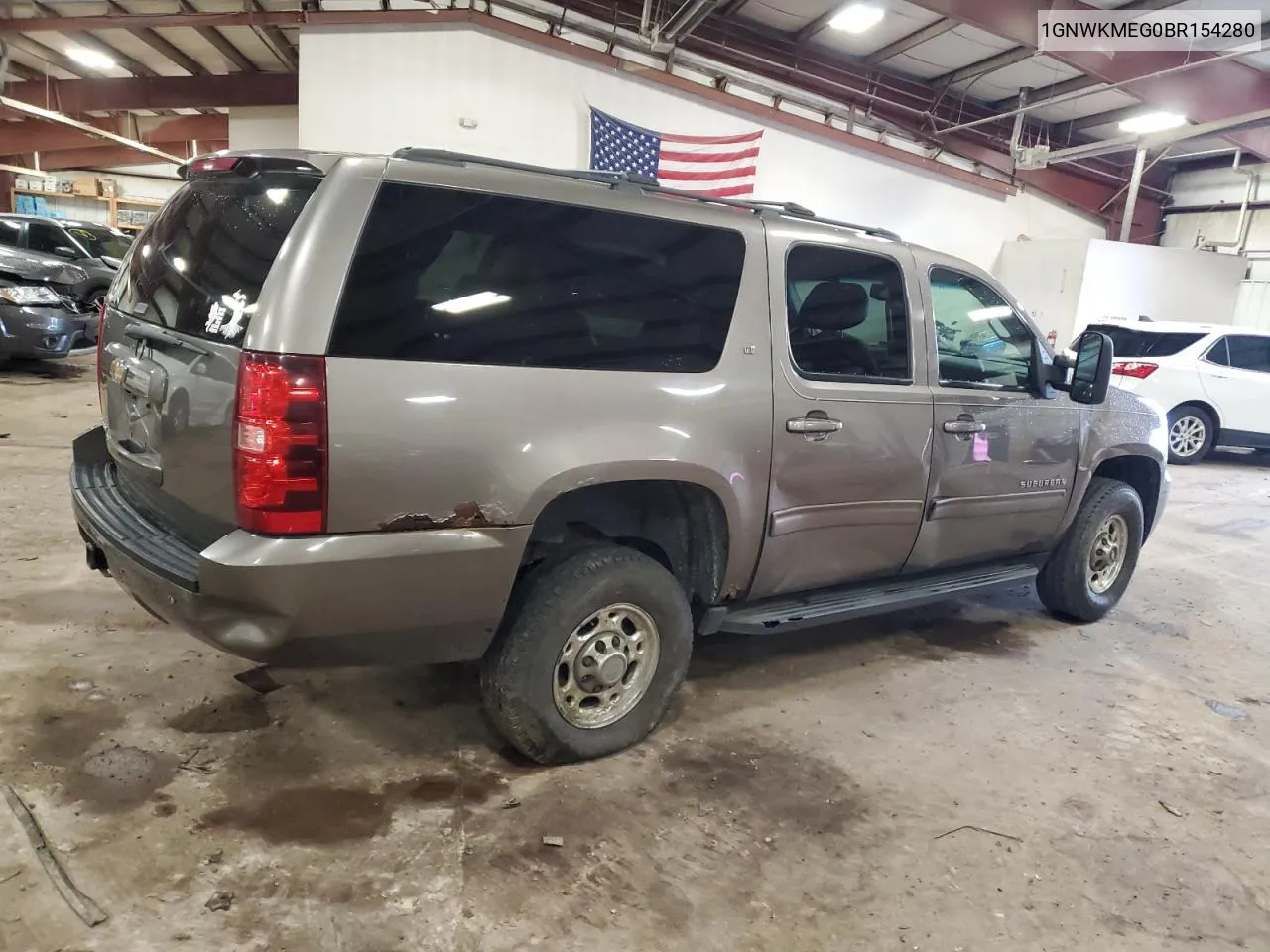 2011 Chevrolet Suburban K2500 Lt VIN: 1GNWKMEG0BR154280 Lot: 78171954