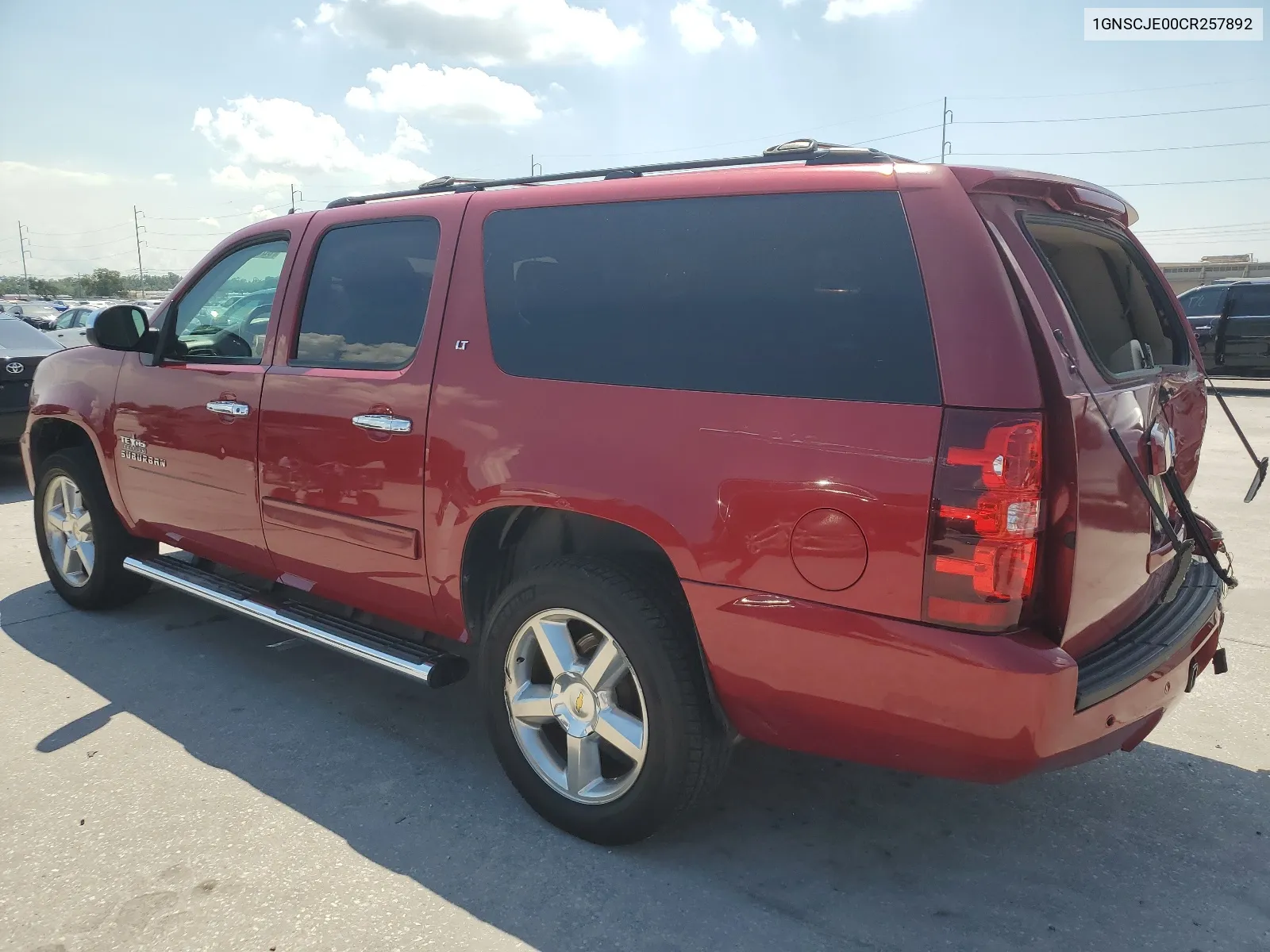 2012 Chevrolet Suburban C1500 Lt VIN: 1GNSCJE00CR257892 Lot: 60513594