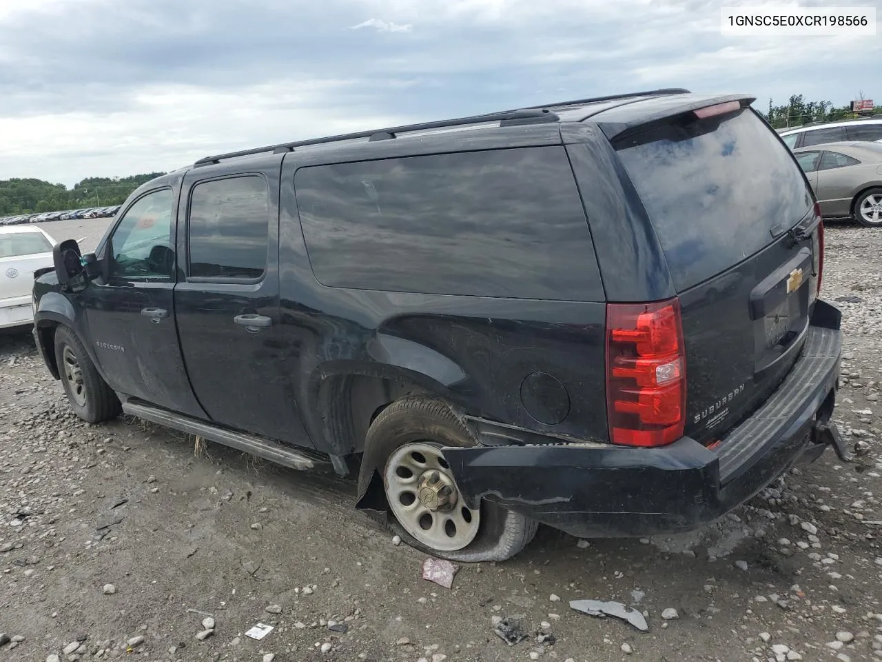 2012 Chevrolet Suburban C1500 VIN: 1GNSC5E0XCR198566 Lot: 61013334