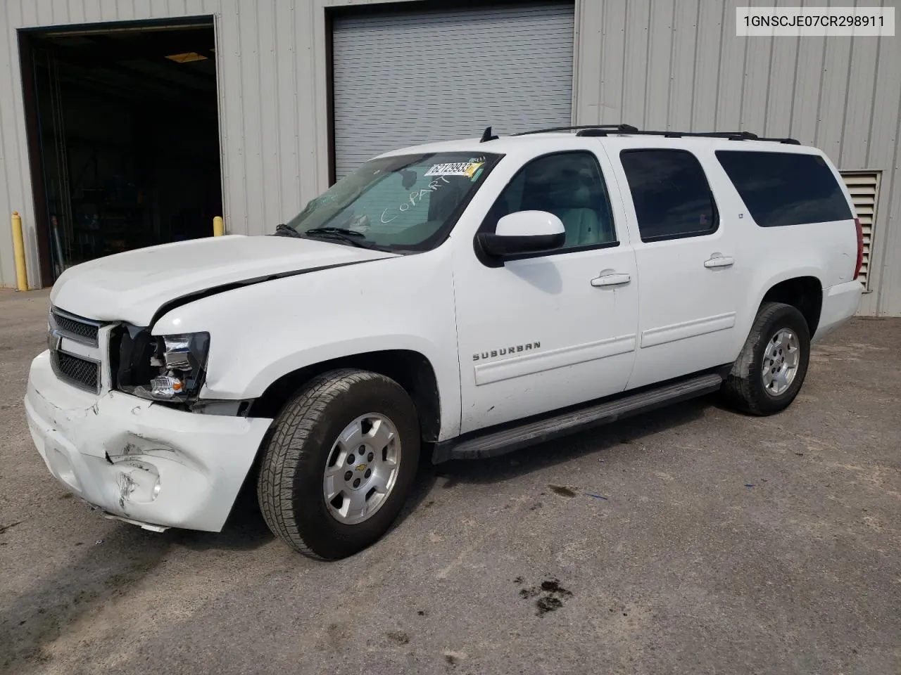 2012 Chevrolet Suburban C1500 Lt VIN: 1GNSCJE07CR298911 Lot: 62129933