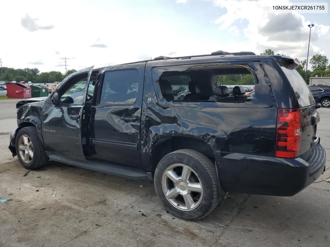 2012 Chevrolet Suburban K1500 Lt VIN: 1GNSKJE7XCR261755 Lot: 64262524