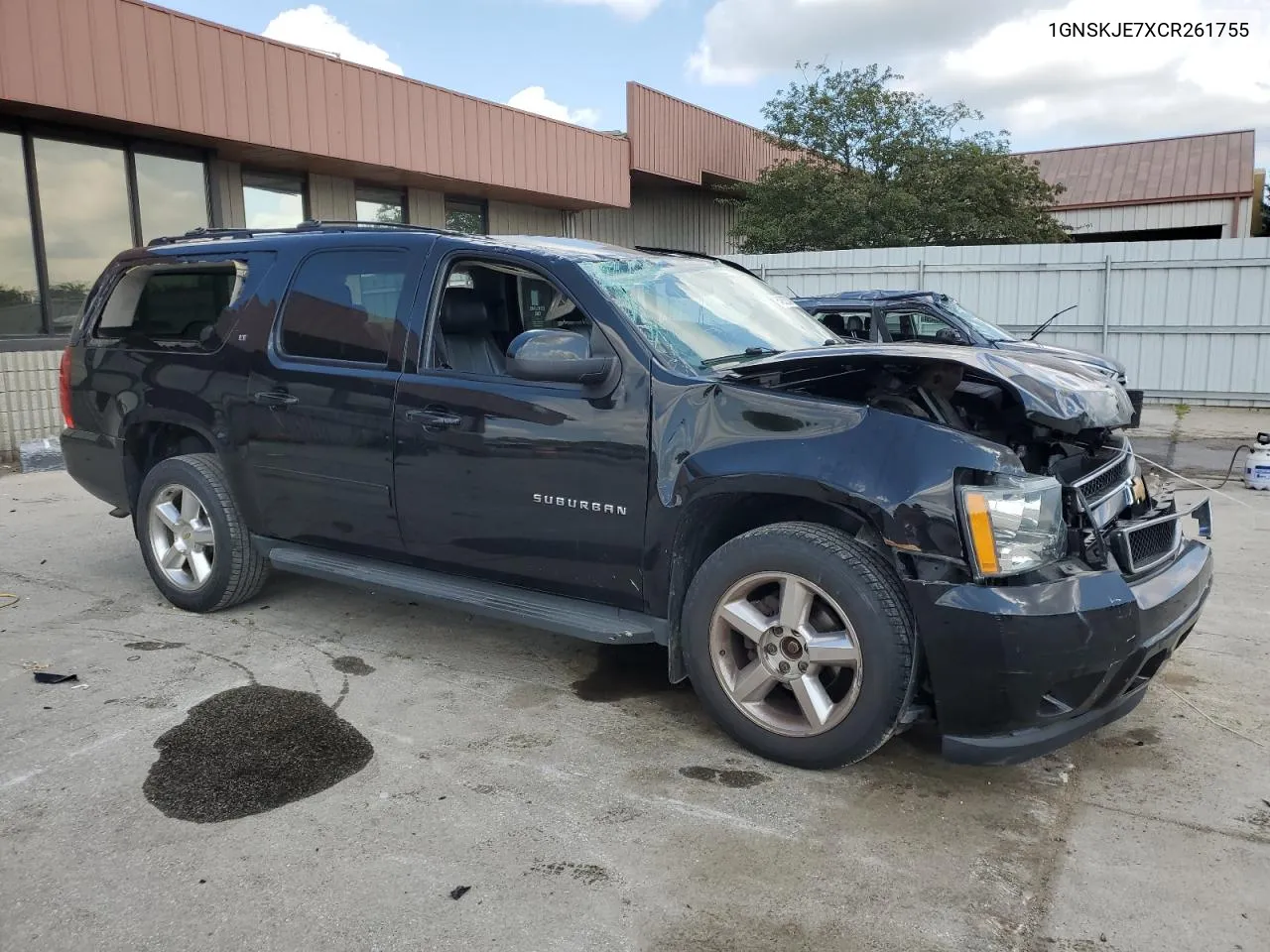 2012 Chevrolet Suburban K1500 Lt VIN: 1GNSKJE7XCR261755 Lot: 64262524