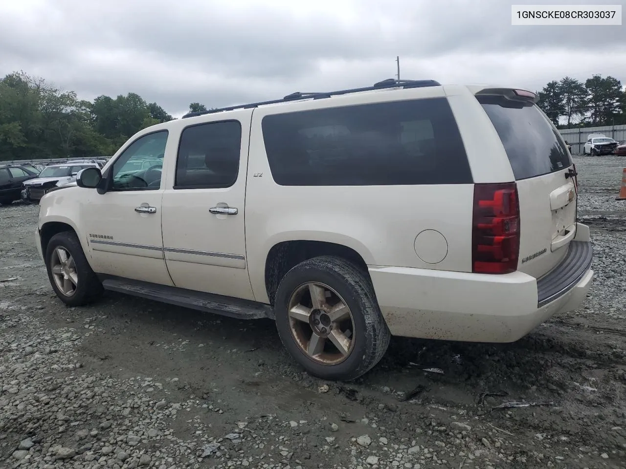 2012 Chevrolet Suburban C1500 Ltz VIN: 1GNSCKE08CR303037 Lot: 65087714