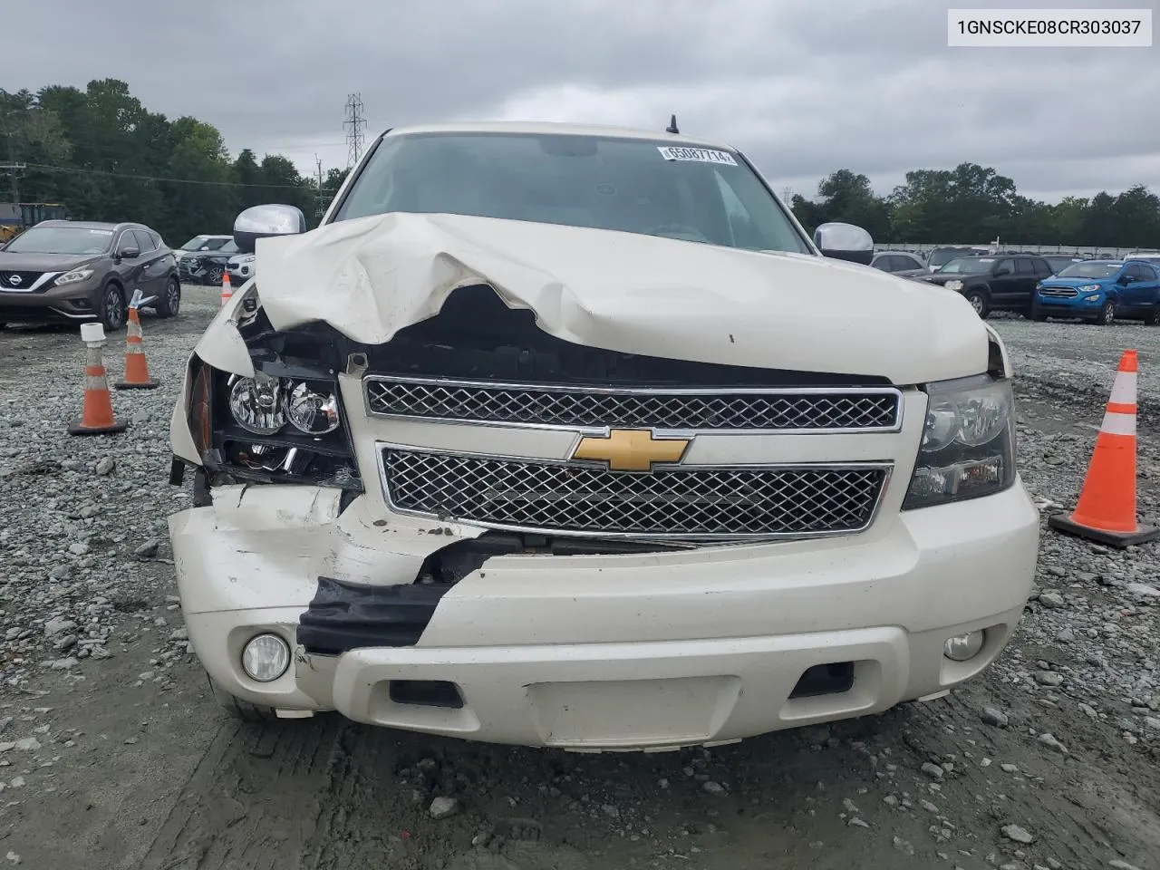 2012 Chevrolet Suburban C1500 Ltz VIN: 1GNSCKE08CR303037 Lot: 65087714