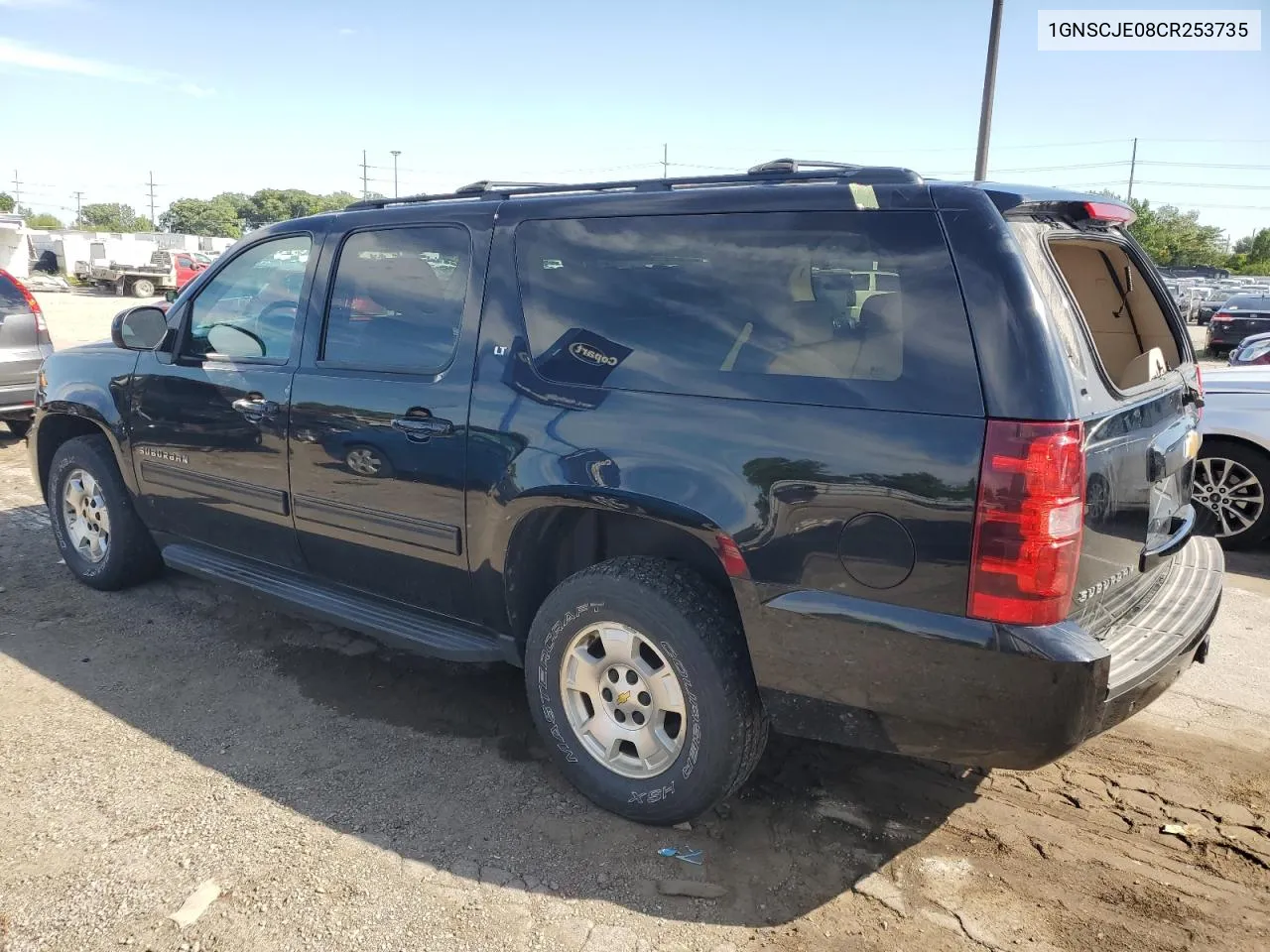 2012 Chevrolet Suburban C1500 Lt VIN: 1GNSCJE08CR253735 Lot: 66653944