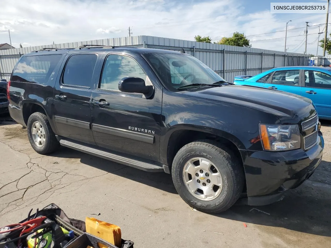 1GNSCJE08CR253735 2012 Chevrolet Suburban C1500 Lt