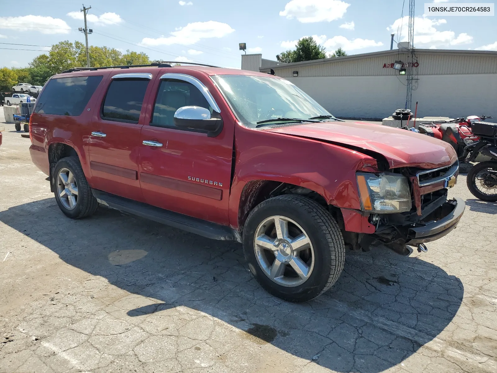 2012 Chevrolet Suburban K1500 Lt VIN: 1GNSKJE70CR264583 Lot: 66673834