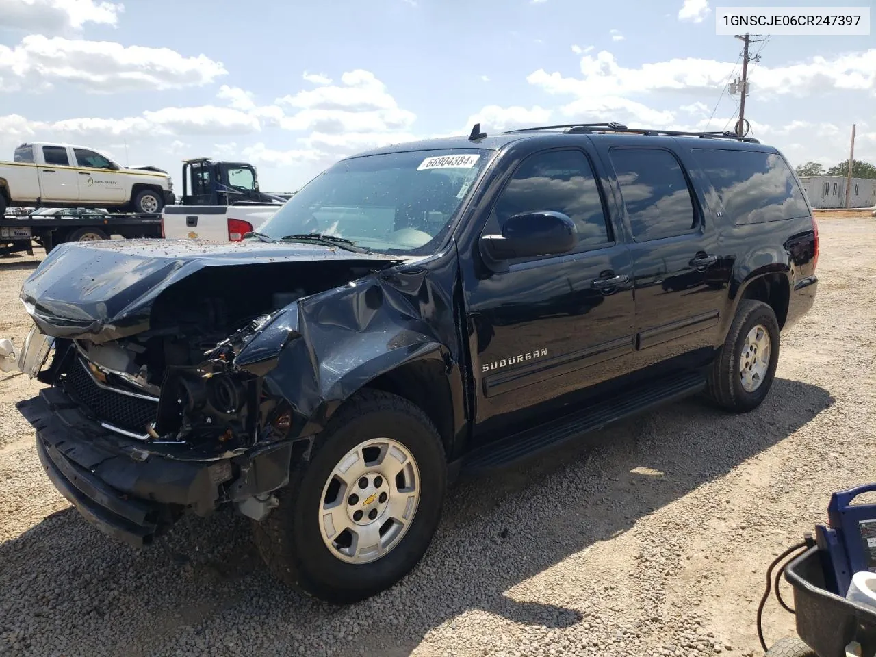 2012 Chevrolet Suburban C1500 Lt VIN: 1GNSCJE06CR247397 Lot: 66904384