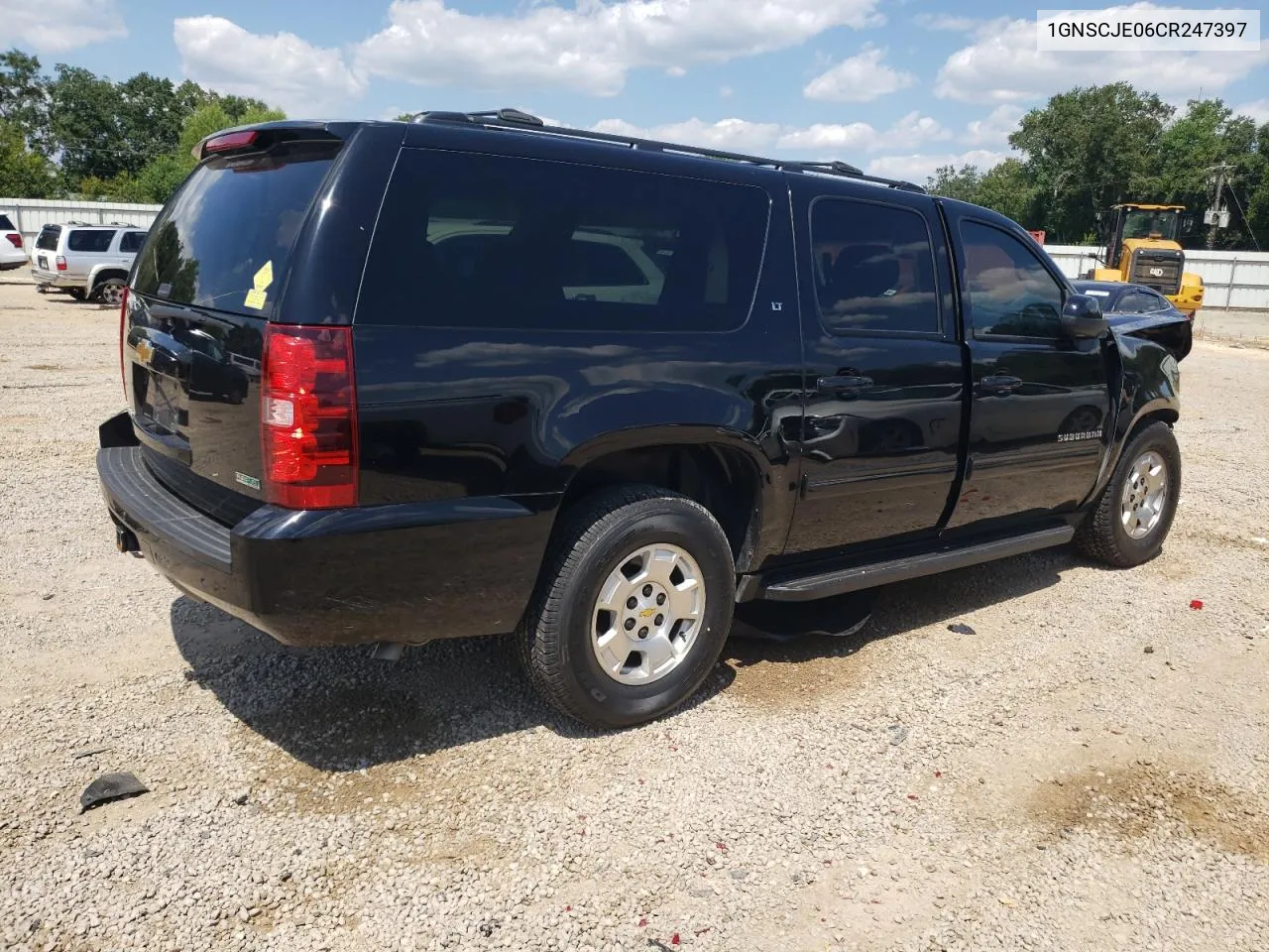 2012 Chevrolet Suburban C1500 Lt VIN: 1GNSCJE06CR247397 Lot: 66904384