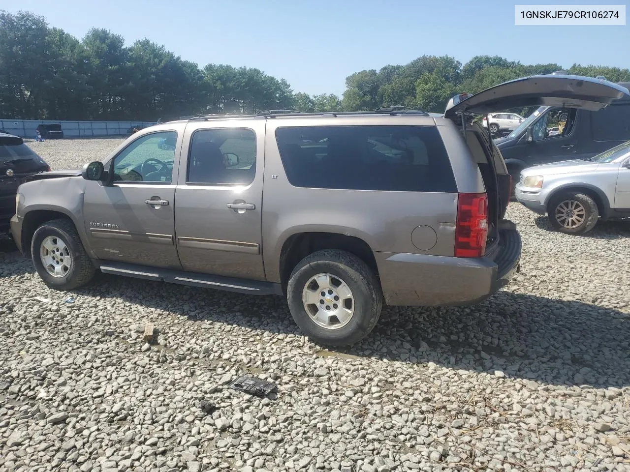 1GNSKJE79CR106274 2012 Chevrolet Suburban K1500 Lt