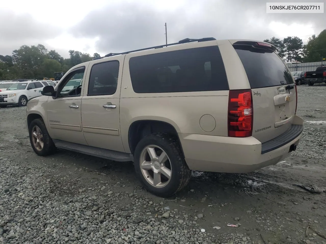 2012 Chevrolet Suburban K1500 Lt VIN: 1GNSKJE76CR207711 Lot: 69033964