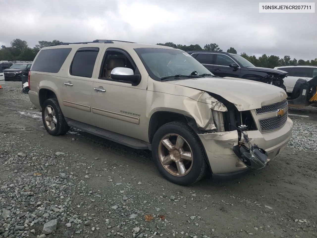 2012 Chevrolet Suburban K1500 Lt VIN: 1GNSKJE76CR207711 Lot: 69033964