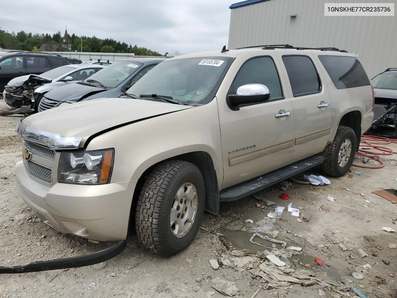 2012 Chevrolet Suburban K1500 Ls VIN: 1GNSKHE77CR235736 Lot: 69155704