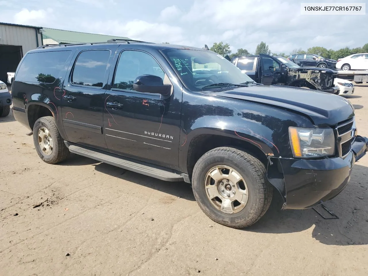 1GNSKJE77CR167767 2012 Chevrolet Suburban K1500 Lt