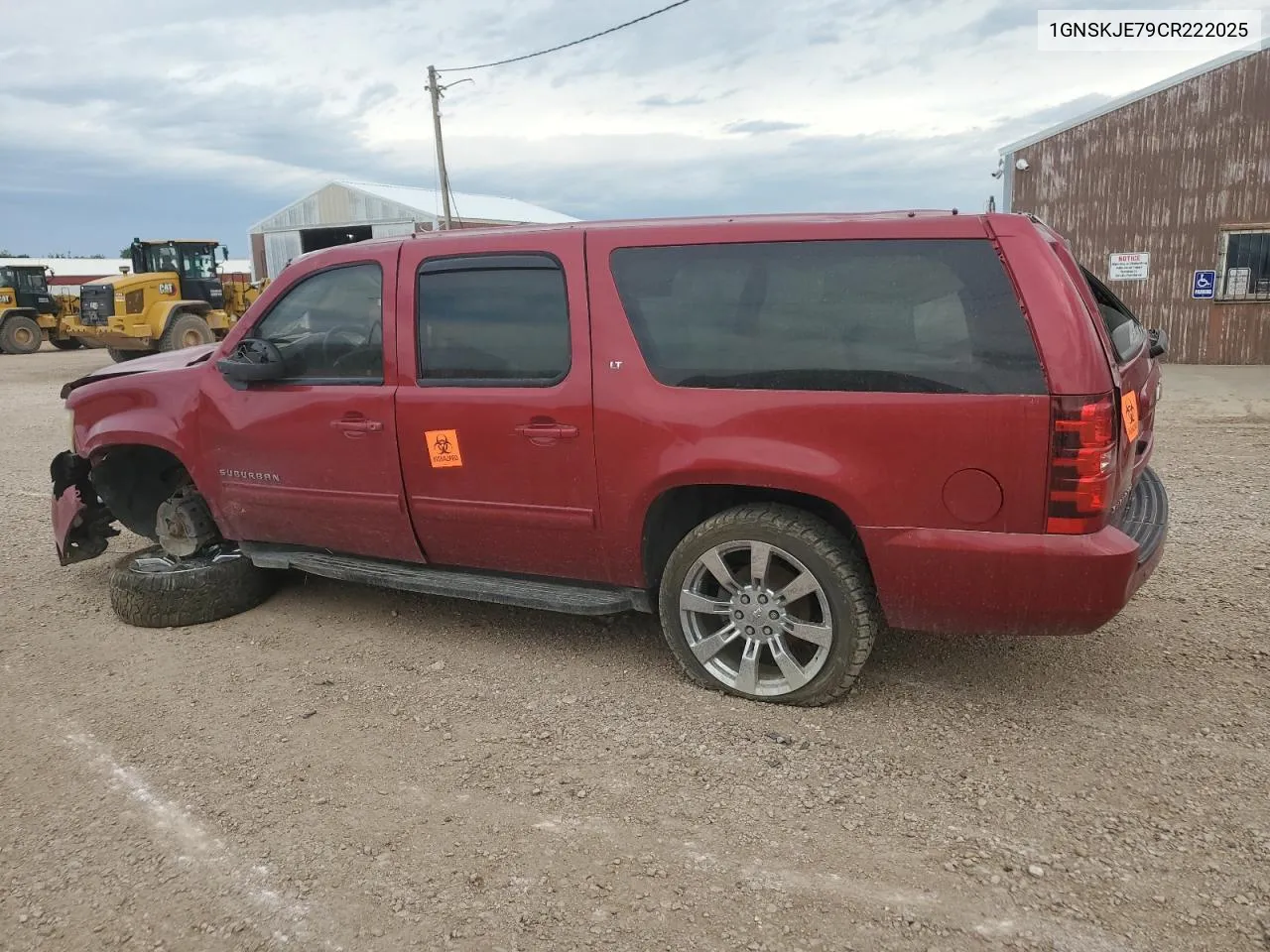 2012 Chevrolet Suburban K1500 Lt VIN: 1GNSKJE79CR222025 Lot: 69717334