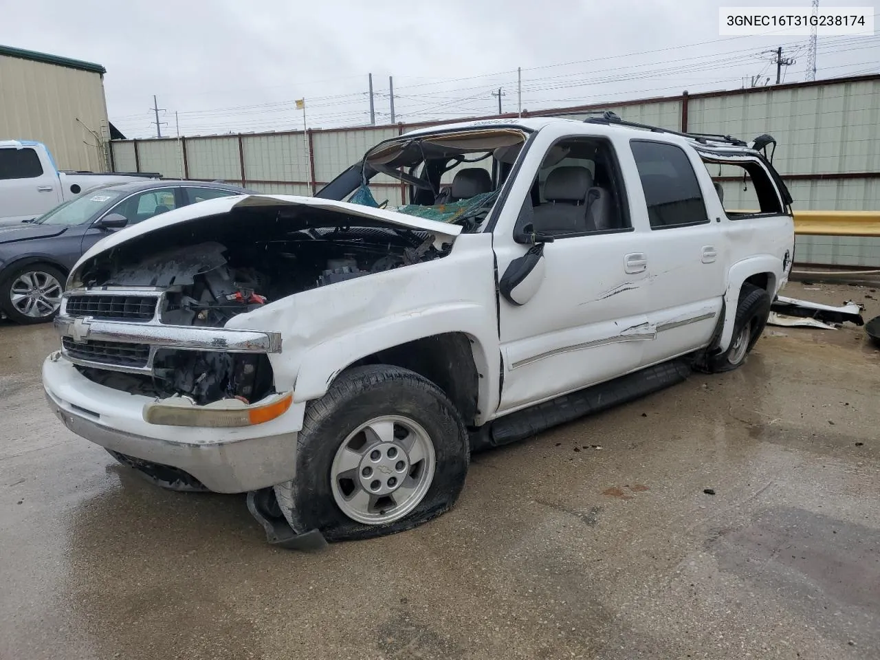 2001 Chevrolet Suburban C1500 VIN: 3GNEC16T31G238174 Lot: 69854724